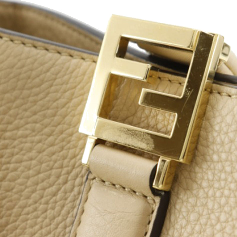 Small Leather Selleria FF Tote - Image 13