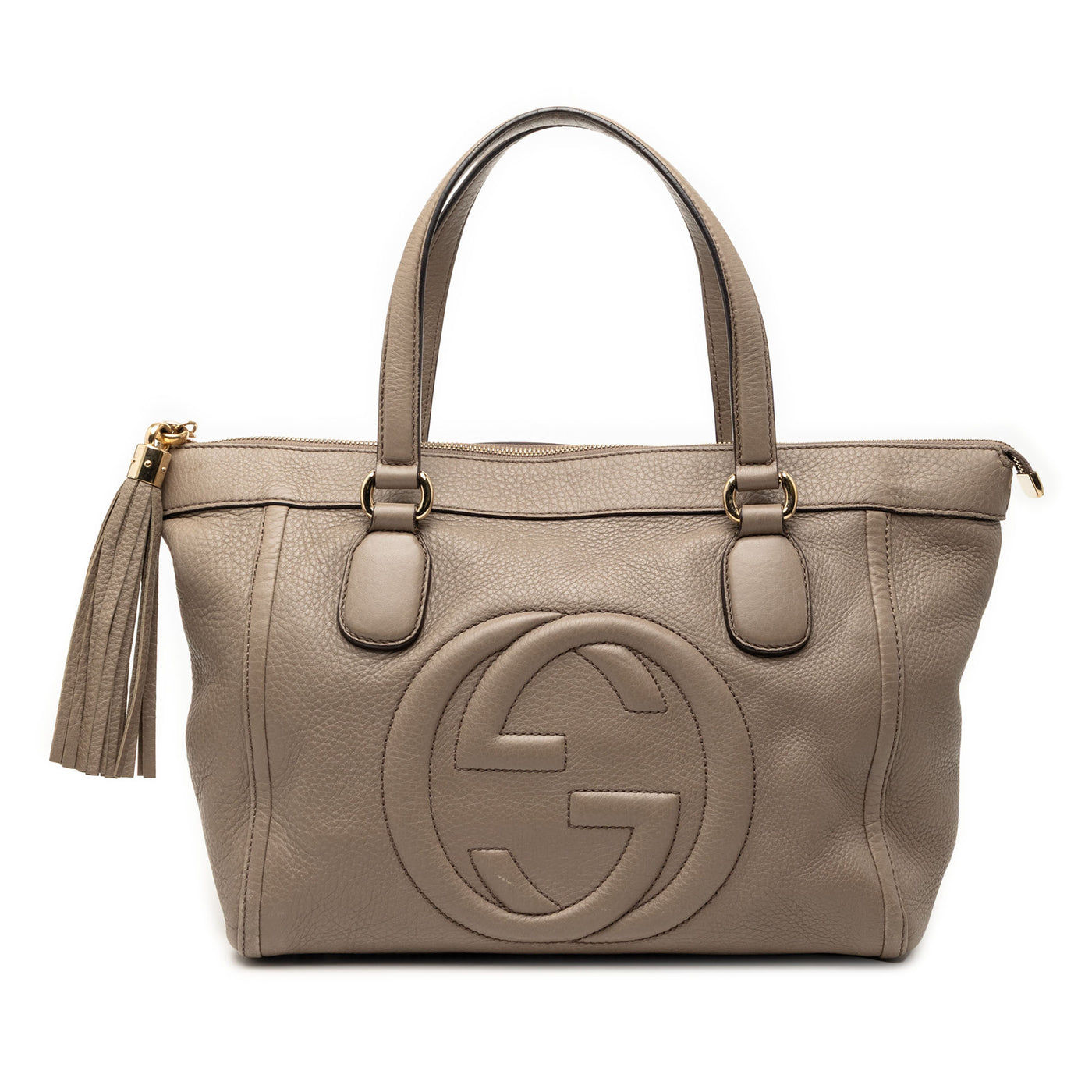 Small Leather Soho Working Tote - Image 1