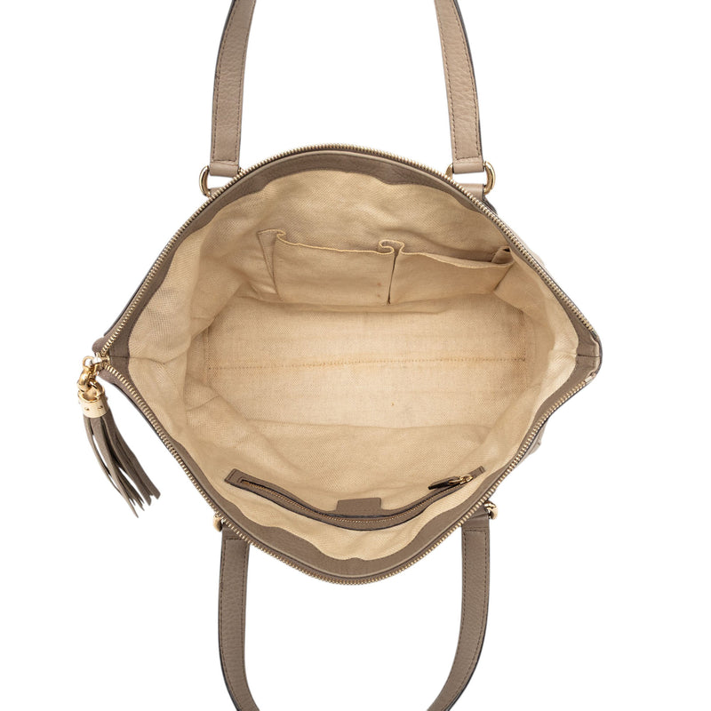 Small Leather Soho Working Tote - Image 4