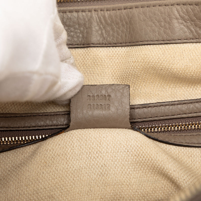 Small Leather Soho Working Tote - Image 6