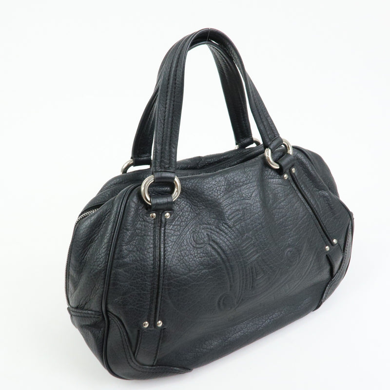 Celine Macadam Leather Black Bag