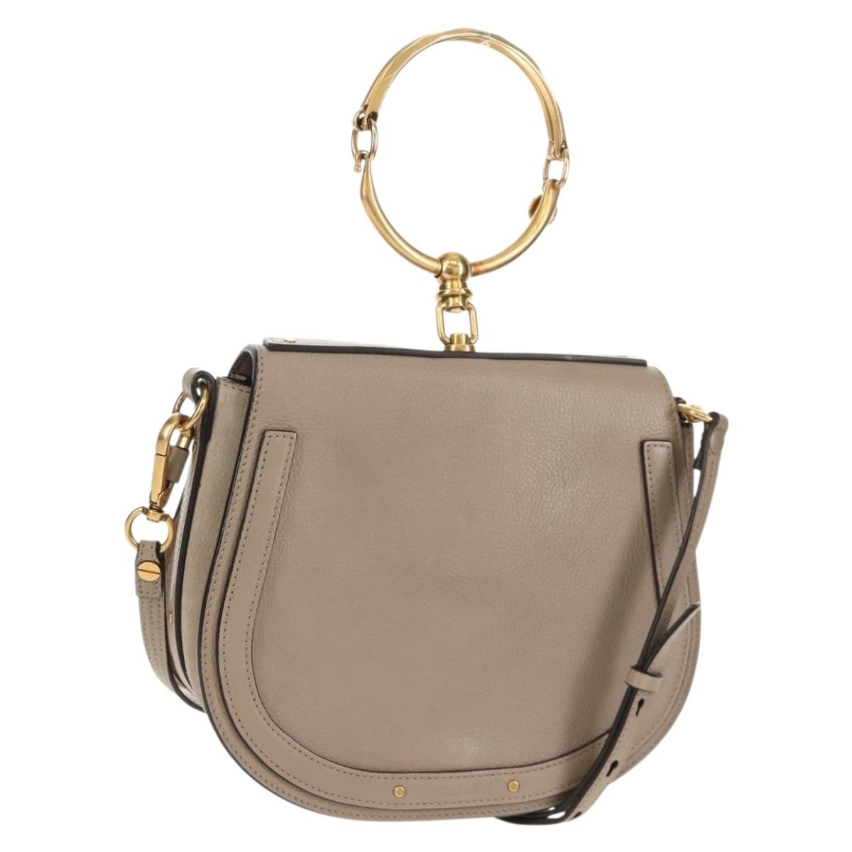Chloe Nile Leather Beige Bag