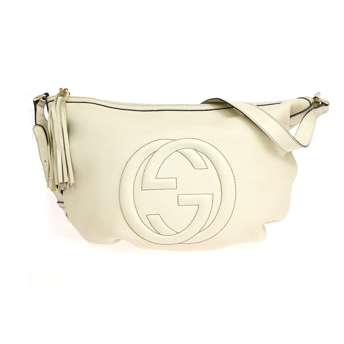 Gucci Soho Messenger Leather White