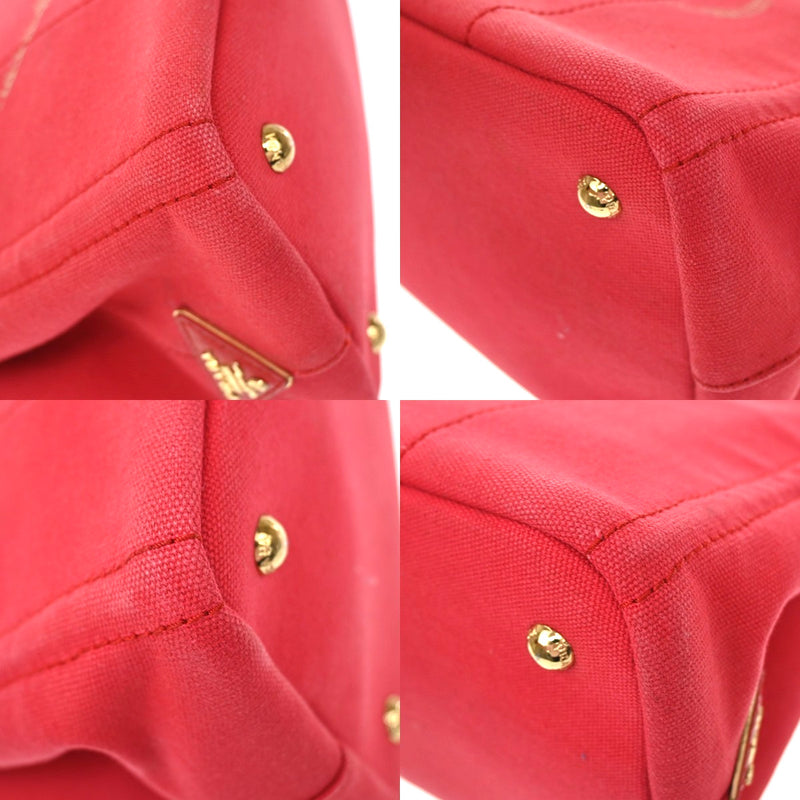 Prada Canapa Canvas Red Bag