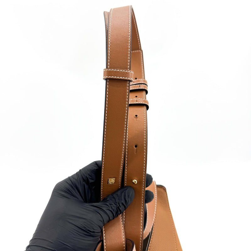 Loewe Hammock Leather Brown Bag