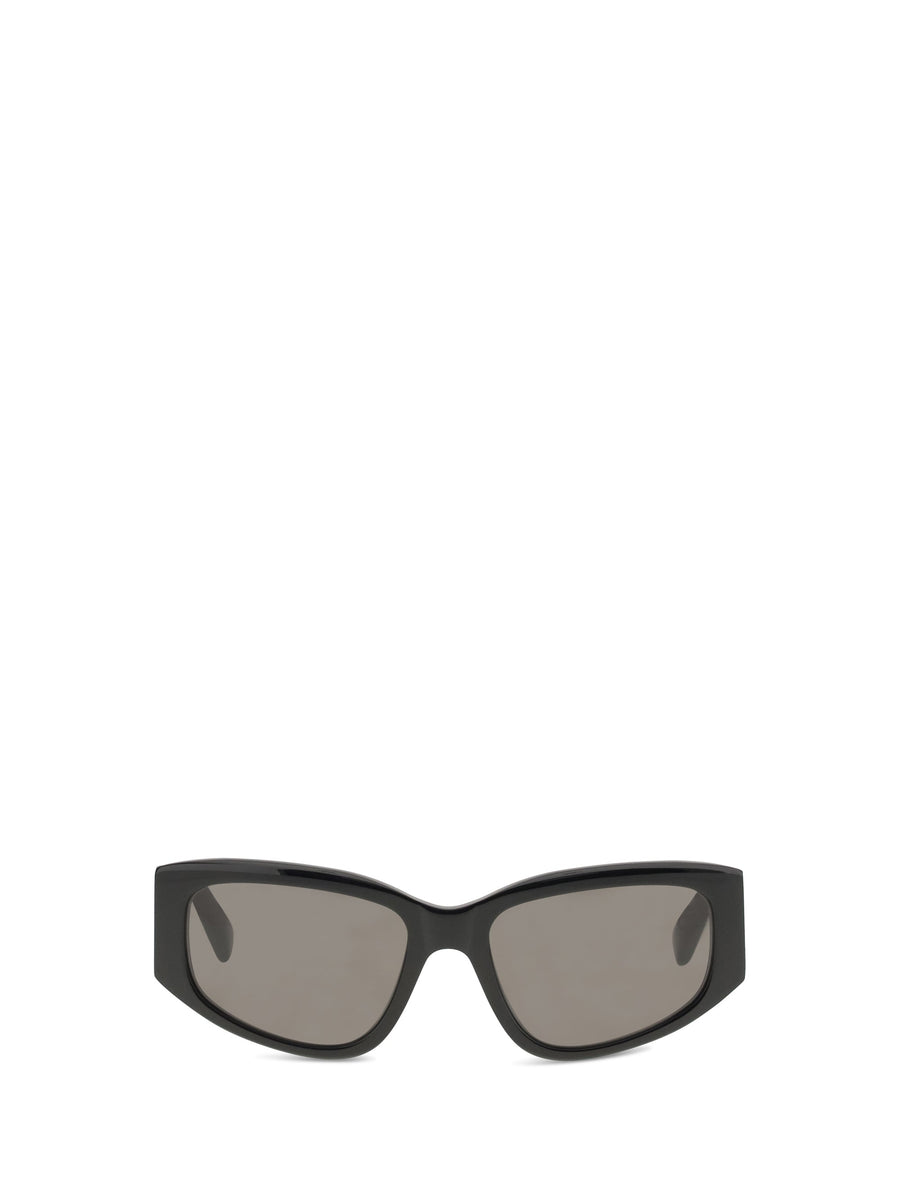 Balenciaga 858833t0039 Rectangular Acetate Sunglasses — Black