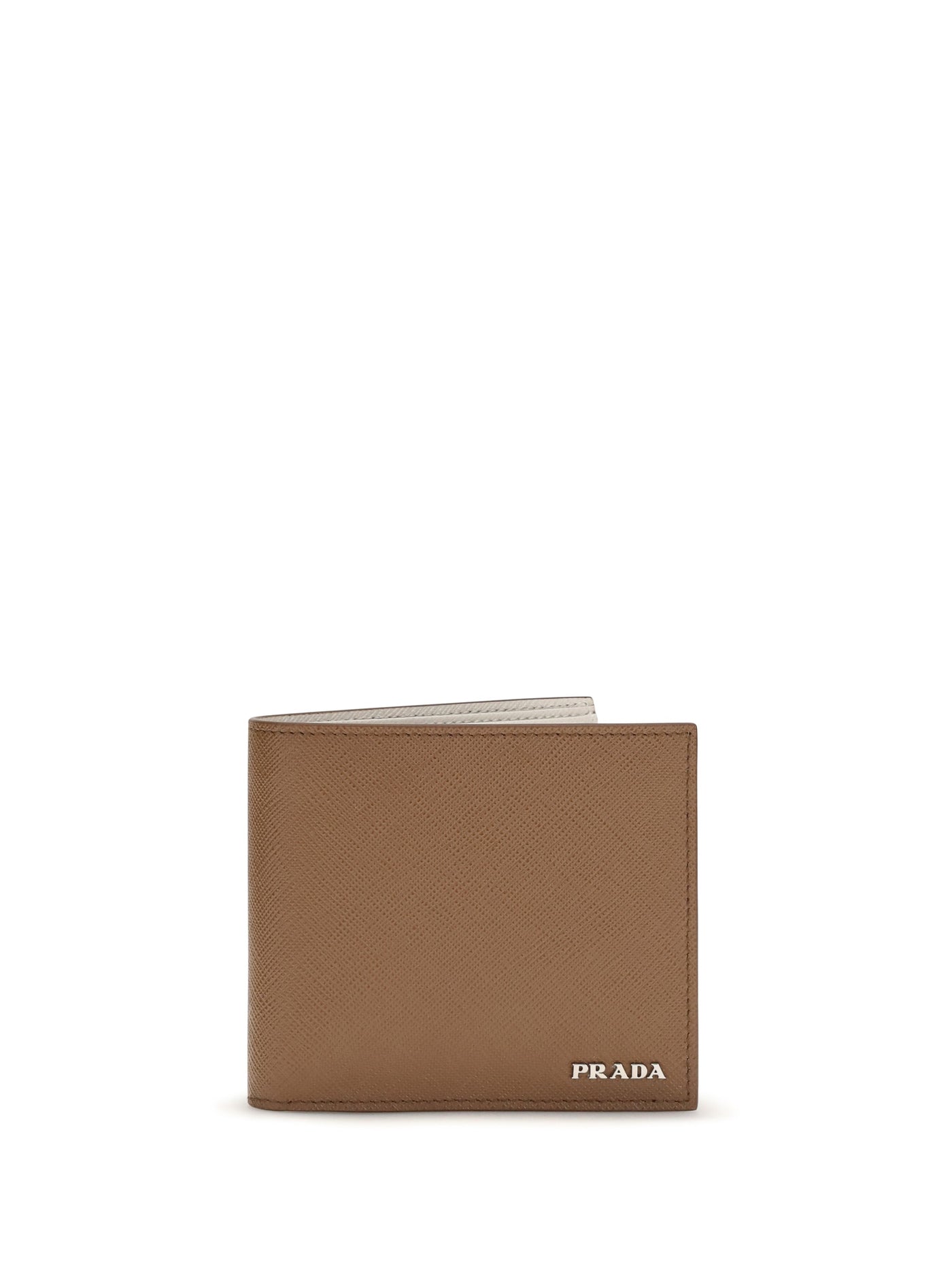 Prada Bifold Calf Leather Wallet — Brown Bos Taurus