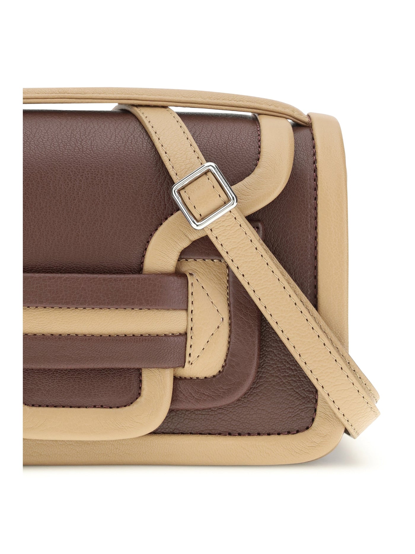 Pierre Hardy Shoulder Bag — Burgundy Calf Leather