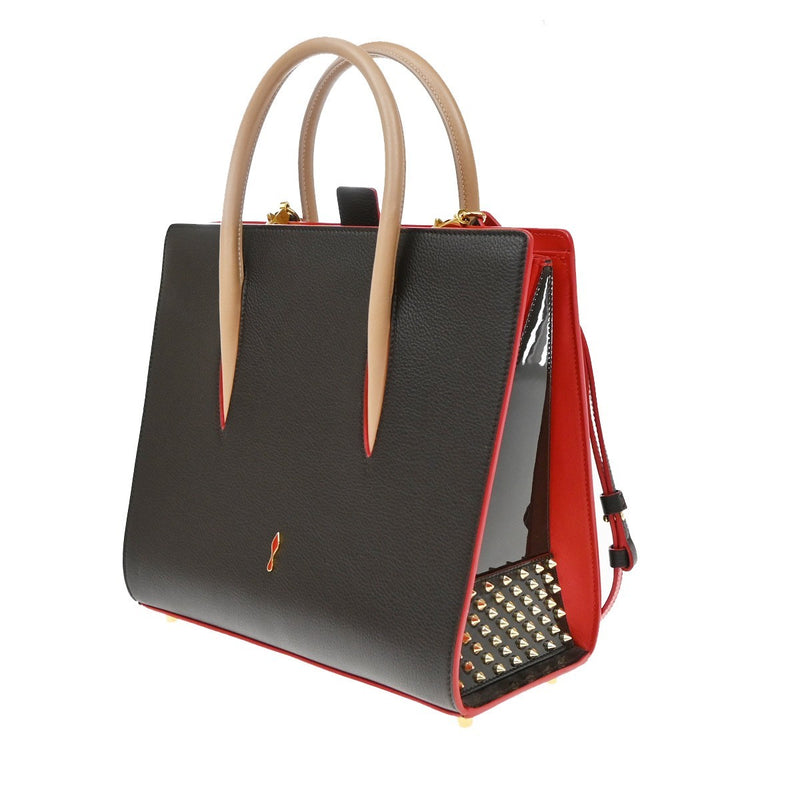 Christian Louboutin Paloma Printed Leather Brown Bag