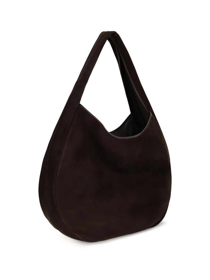 Loewe Roomy Hobo Bag — Brown Calf Leather