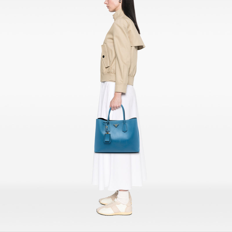 Large Saffiano Cuir Double Satchel - Image 7