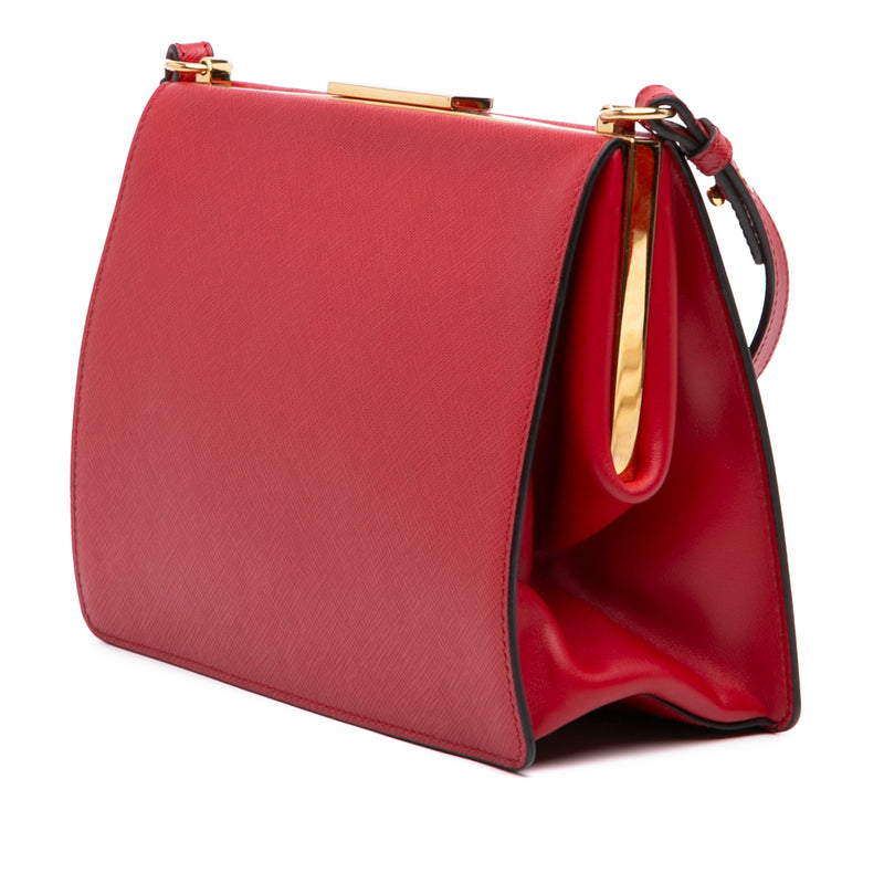 Saffiano and City Calf Light Frame Crossbody - Image 2
