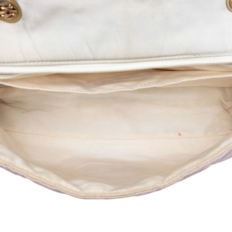 Tricolor Quilted Grosgrain Satin Reissue 2.55 Single Flap 227 - Image 4