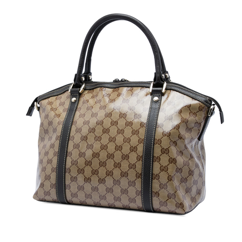 Medium GG Crystal Charm Dome Satchel - Image 2