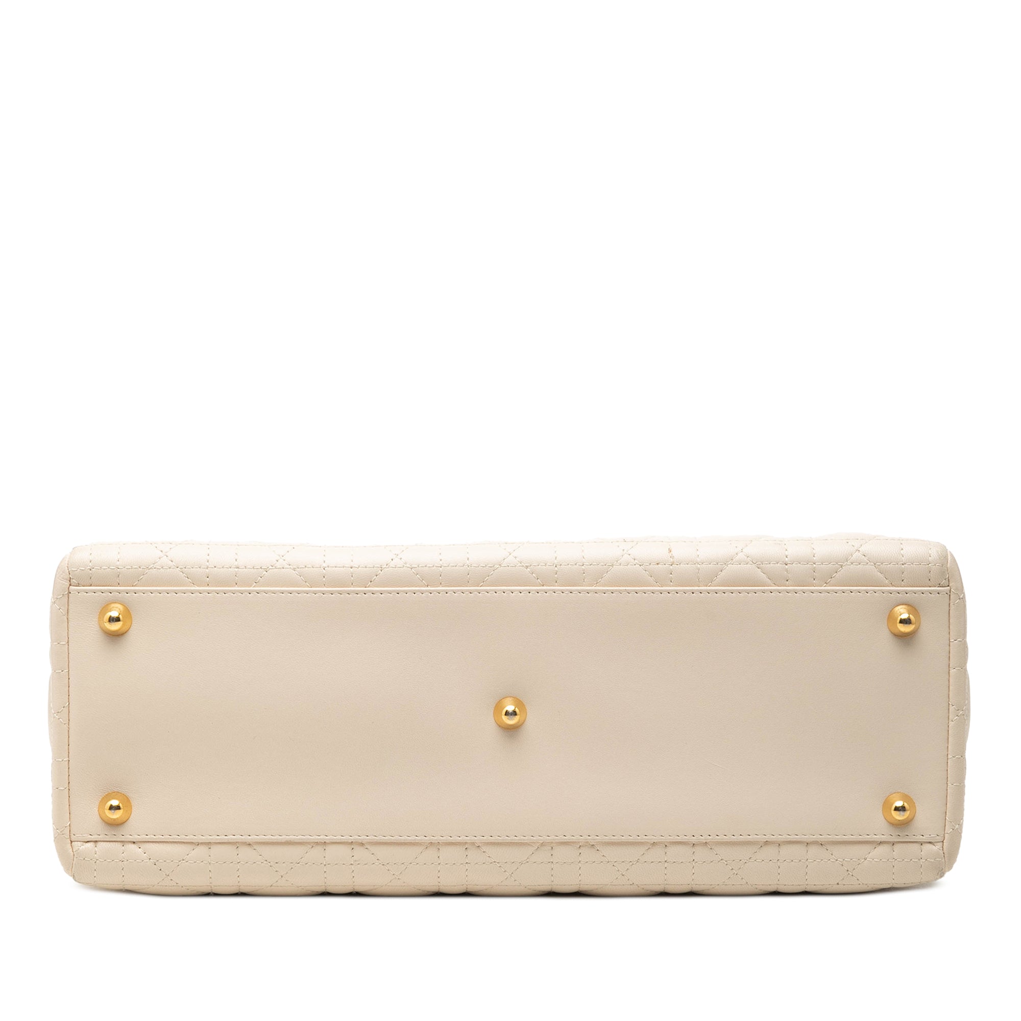 Large Lambskin Cannage Lady Dior - Image 3