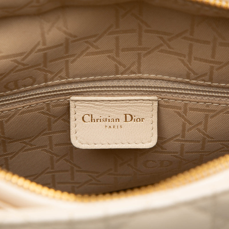Large Lambskin Cannage Lady Dior - Image 5