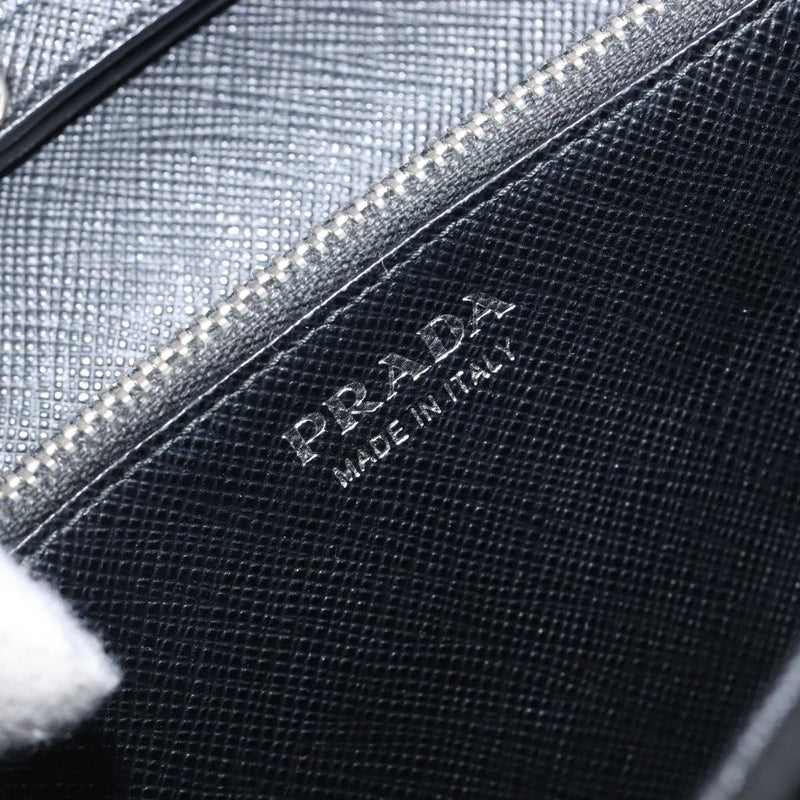 Prada Flap Studded Saffiano Leather Black Bag