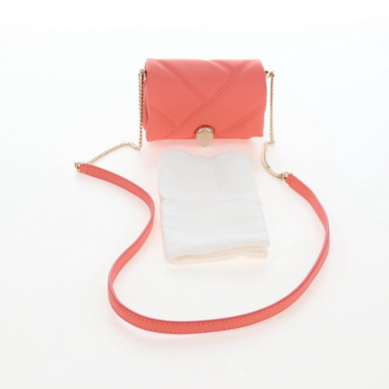 Bvlgari Serpenti Cabochon Diagonal Quilted Leather Pink Bag
