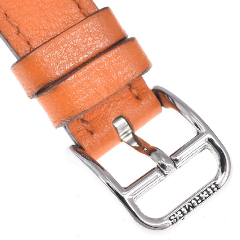 Hermes Cape Cod Double Tour Quartz Stainless Steel And Leather Watches