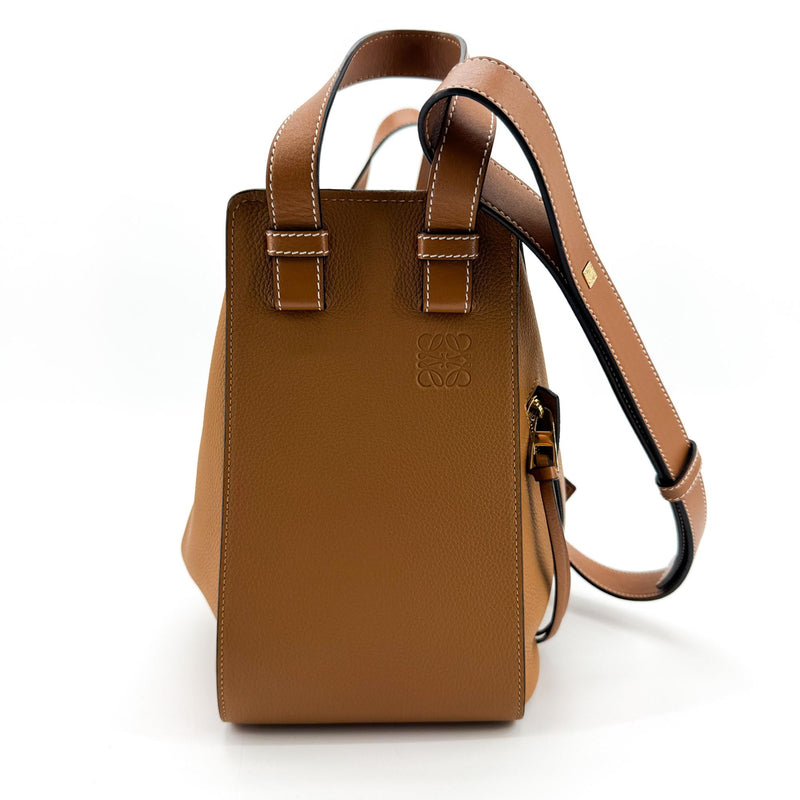 Loewe Hammock Leather Brown Bag