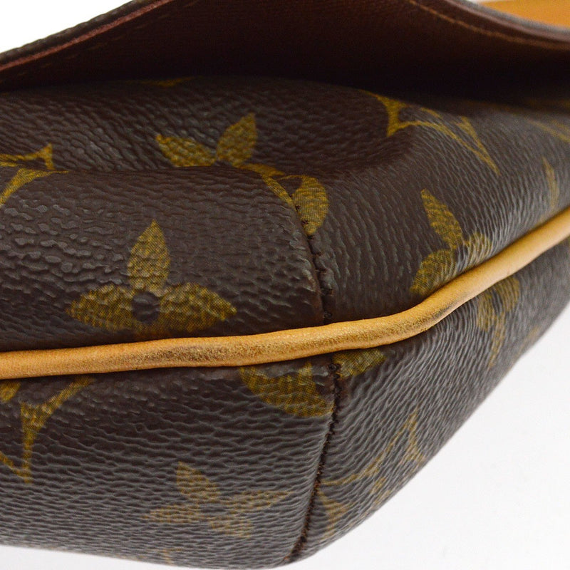 Louis Vuitton Musette Tango Monogram Canvas Brown Bag