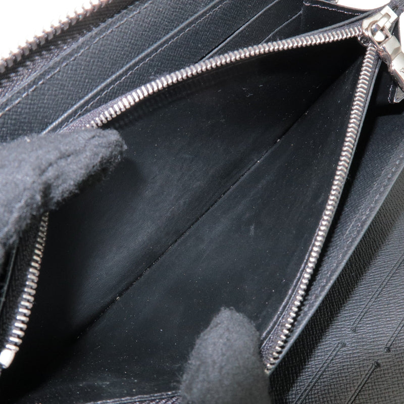 Louis Vuitton Zippy Organizer Taiga Leather Black Accessory