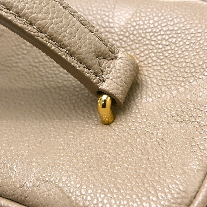 Louis Vuitton Vanity Monogram Empreinte Giant Beige Leather Bag