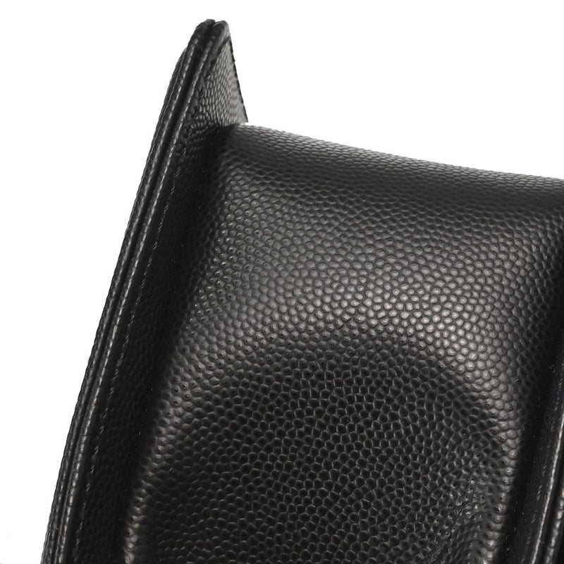 Chanel So Black Boy Flap Quilted Caviar Calfskin Bag