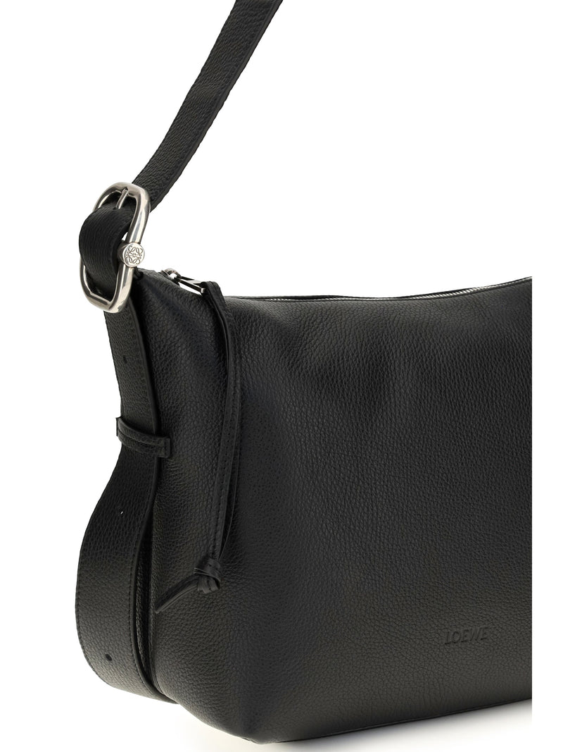 Loewe Hobo Bag — Black Calf Leather