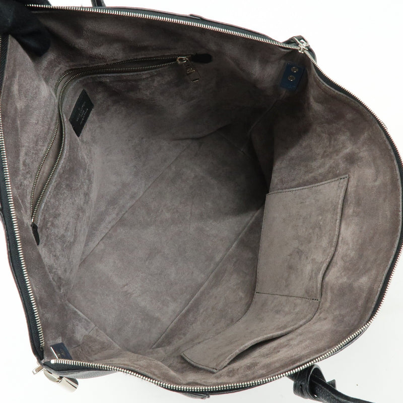 Louis Vuitton Soft Lockit Leather Black Bag