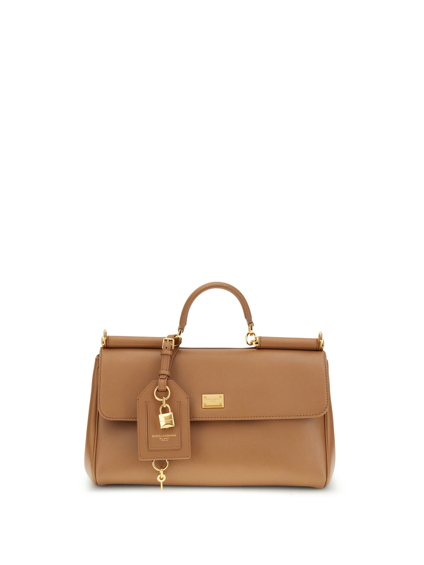 Dolce & Gabbana Shoulder Bag — Caramel Calf Leather