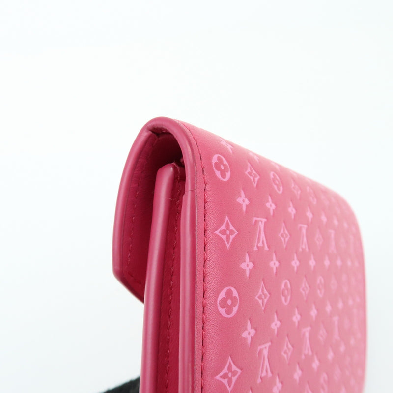 Louis Vuitton Victorine Nanogram Embossed Leather Pink Accessory