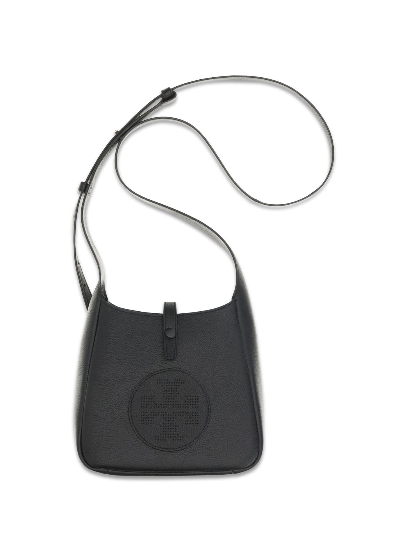 Tory Burch Crossbody Bag — Black Calf Leather Bos Taurus