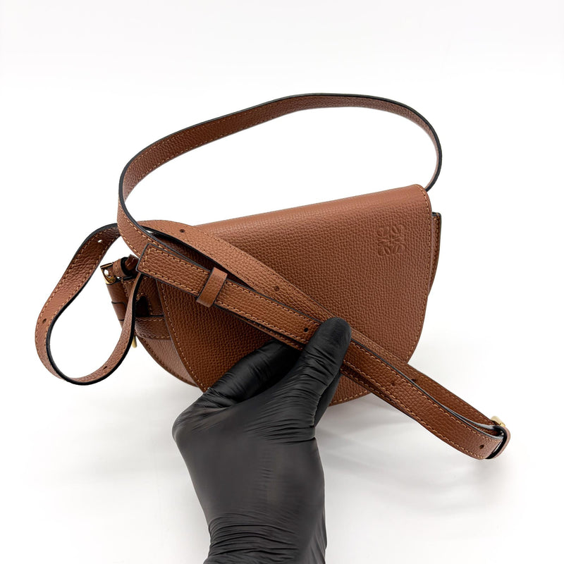 Loewe Gate Leather Brown Bag