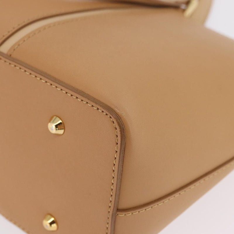 Burberry Handbag Leather Beige Bag