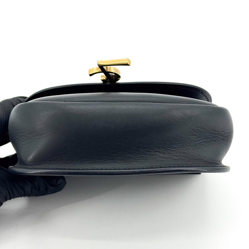 Saint Laurent Kaia Leather Black Bag