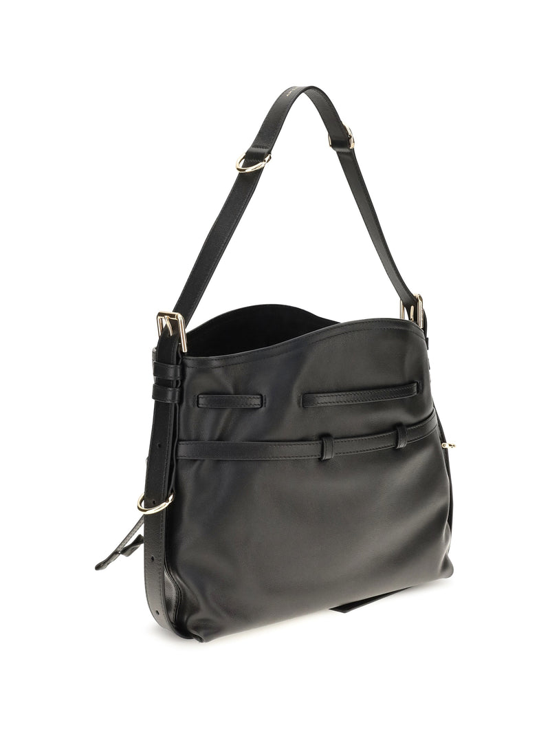 Givenchy Voyou Bucket Bag — Black Calf Leather