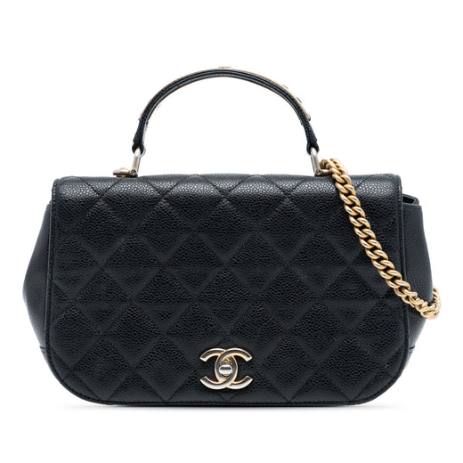 Small Quilted Caviar Carry Around Flap - Image 1