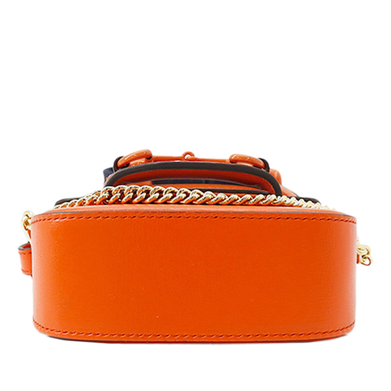 Mini Calfskin Horsebit 1955 Web Satchel - Image 3