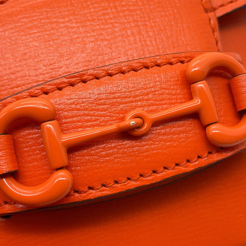 Mini Calfskin Horsebit 1955 Web Satchel - Image 7