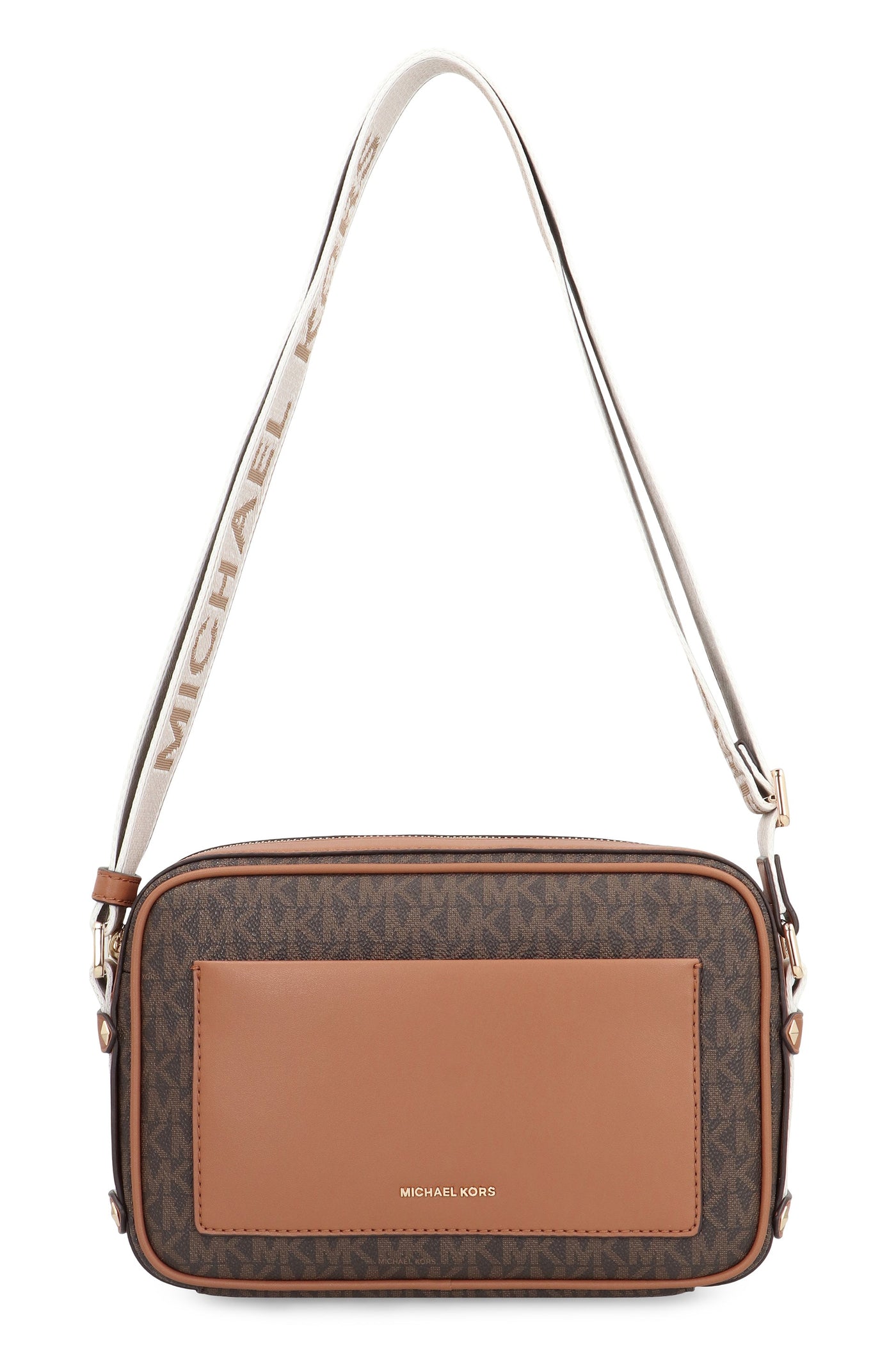 Michael Michael Kors Maeve Crossbody Bag — Brown Pvc