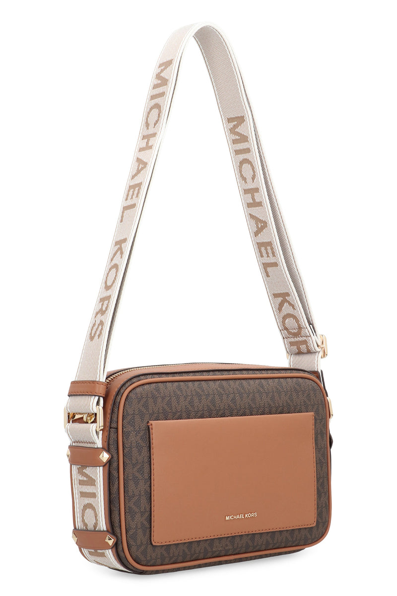 Michael Michael Kors Maeve Crossbody Bag — Brown Pvc