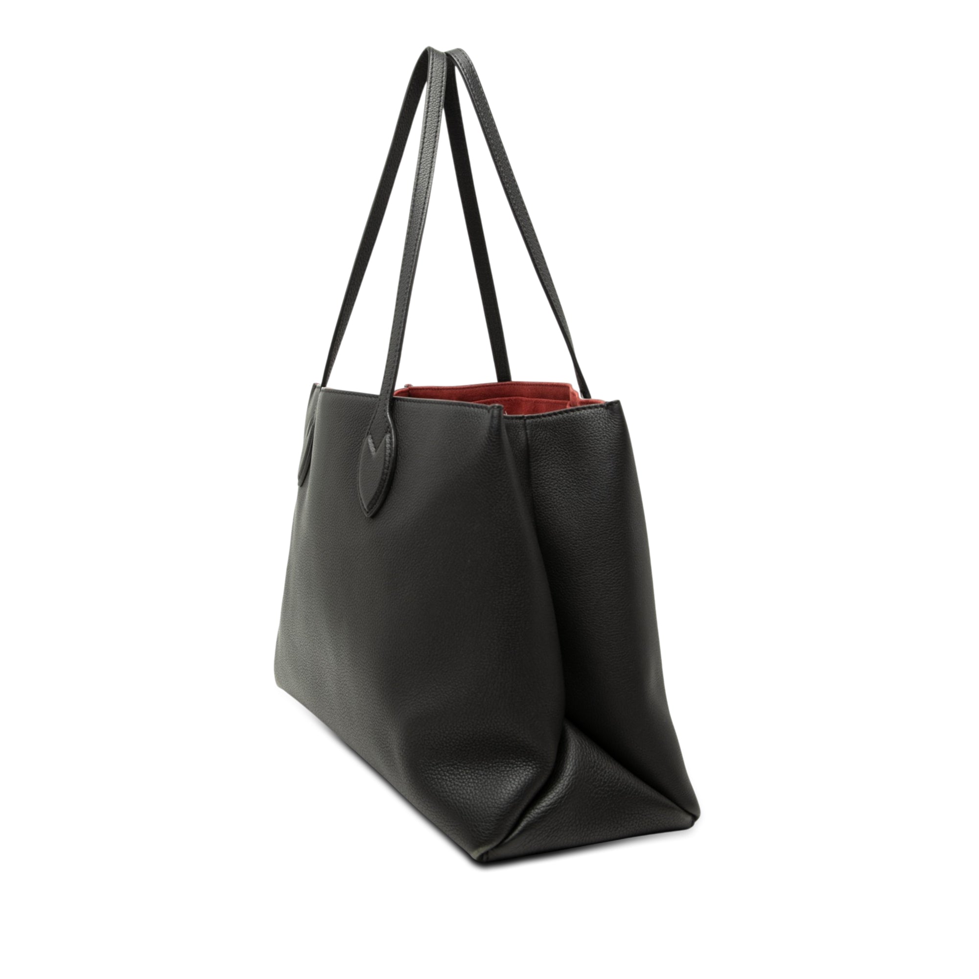 Leather Lockme Shopper Tote - Image 2