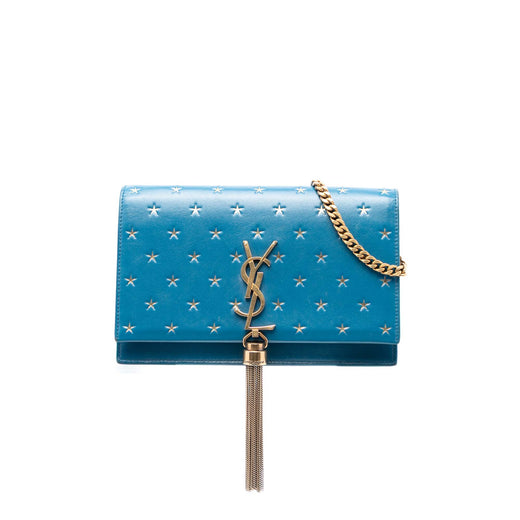 Calfskin Star Print Classic Monogram Kate Tassel Wallet on Chain - Image 1
