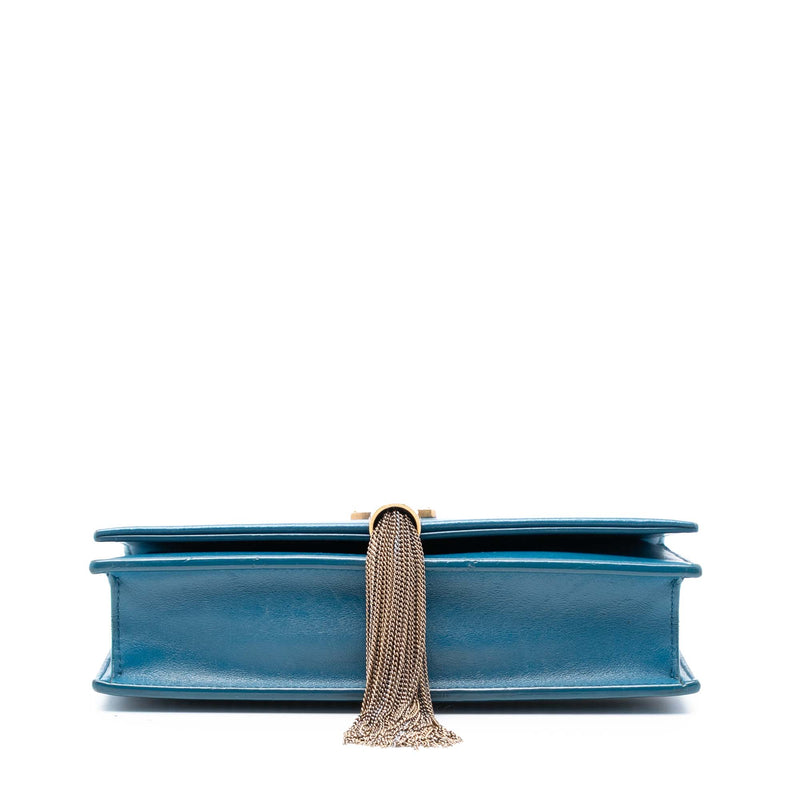 Calfskin Star Print Classic Monogram Kate Tassel Wallet on Chain - Image 3