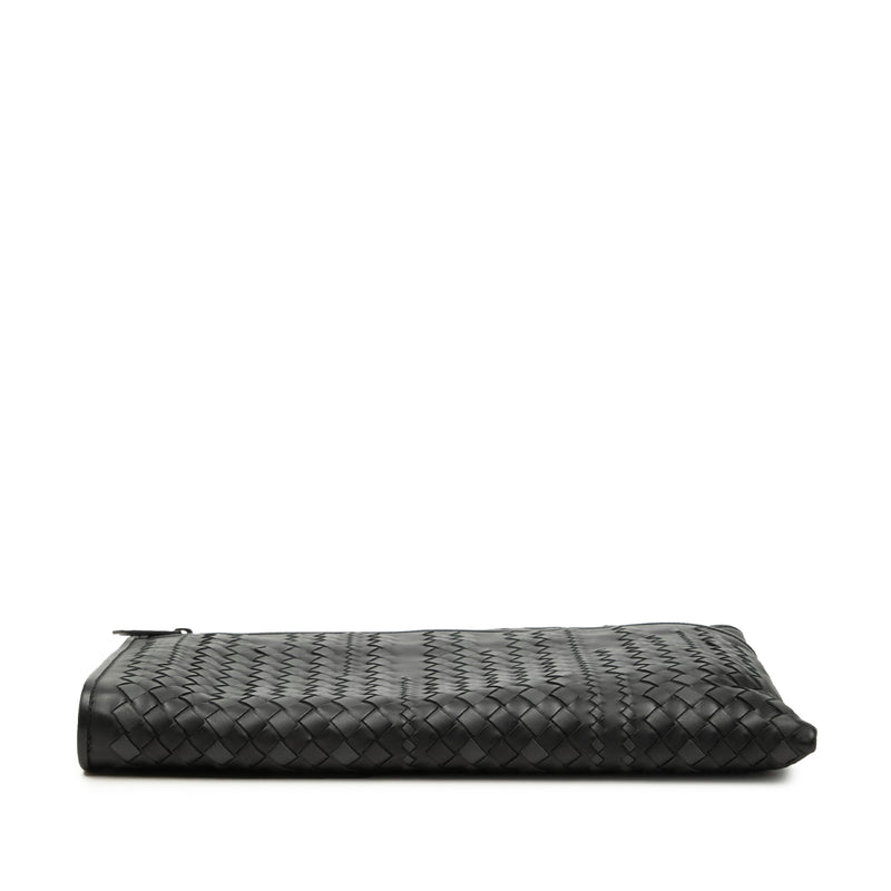 Bicolor Nappa Intrecciato Clutch - Image 3