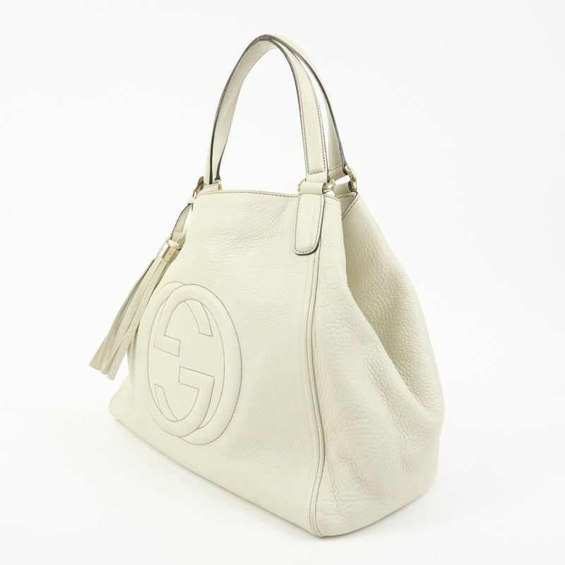 Gucci Soho Leather Beige Bag