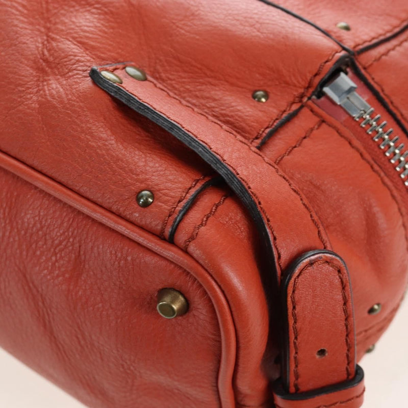 Chloe Paddington Leather Orange Bag