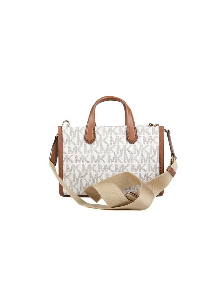 Michael Kors Gigi Tote Bag — Beige 89.coated Canvas