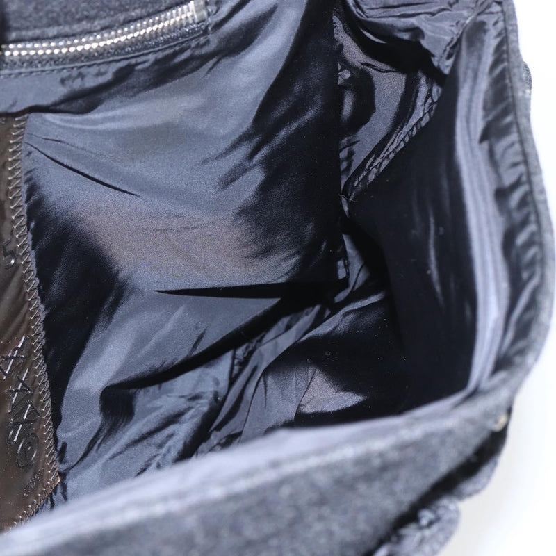 Prada Shoulder Wool Black Bag
